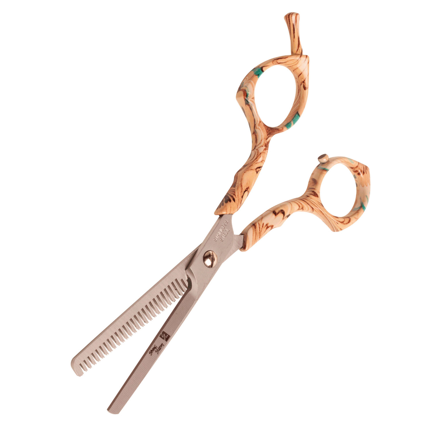 TIJERA ENTRESACADORA 28 DIENTES CAPA PLUMA 6.5" - Strong Machine